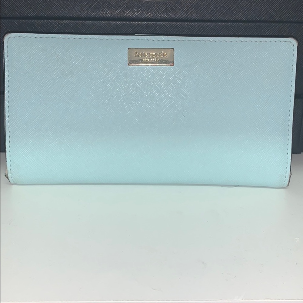 Kate spade baby blue wallet